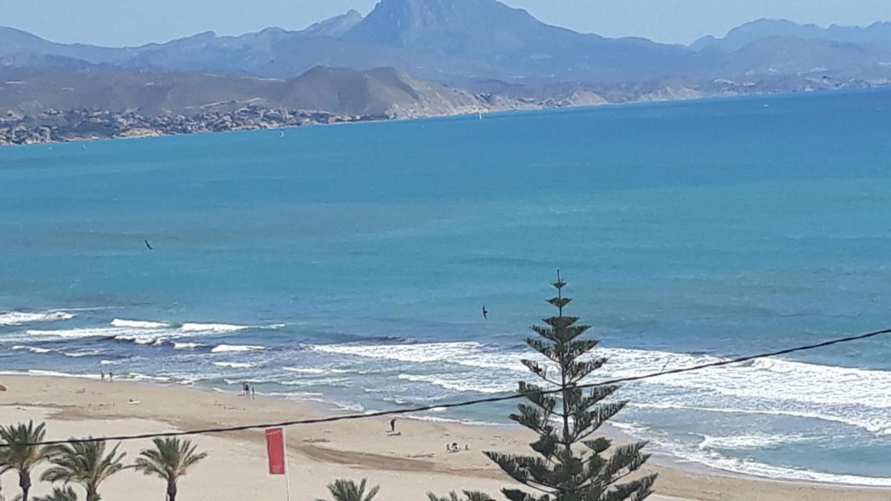 Exclusif Appartement En 1Er Ligne, Vue Imprenable, Piscine, Parking Prive A Playa Mucha Vista, Alicante Ел Кампело Екстериор снимка